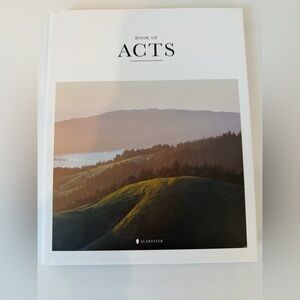 Alabaster the book of acts; never used